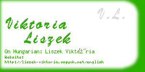 viktoria liszek business card